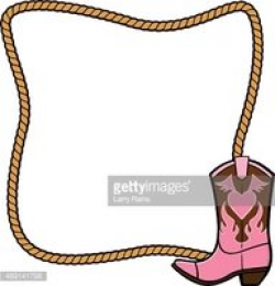 Rope Frame and Cowgirl stock vectors - Clipart.me