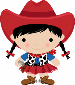 Baby Girl Clipart Cowgirl - Kid Cowgirl Clipart ...