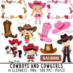 Download Free png Cowboy Clipart Cowgirl Clipart Little ...