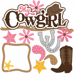 My Cowgirl SVG scrapbook file cowgirl svg files cowgirl svg cut ...