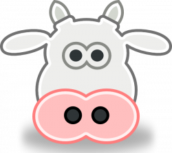 free vector Tango Style Cow Head clip art graphic available for free ...