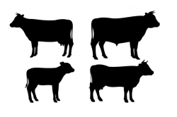 Cows SVG Silhouette, Cows Clipart, Cows Cut File, Cows Cricut, Cows  Silhouette, Cows Cutting File, Cows Vector, Cows Png, Cows Eps