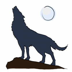 Wolf Silhouette Howling at GetDrawings.com | Free for personal use ...