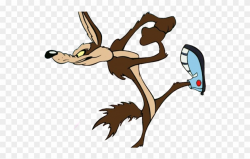 Roadrunner Clipart Tail - Wile E Coyote And Road Runner ...