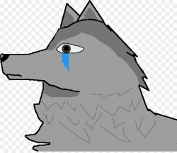 Sad Wolf Cartoon PNG Wolf Drawing Clipart download - 1241 ...