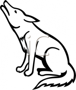Howling Coyote Drawing | Free download best Howling Coyote ...