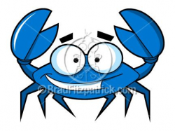 Cartoon Blue Crab Clip Art ... would be easy to make out of ...