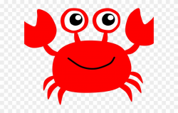 Crab Clipart Red Crab - Cangrejo De Mar Animada - Png ...