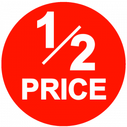 Image result for 1/2 price | MacHaven | Pinterest