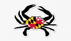 Crabs Clipart Crab Maryland - Maryland State Flag ...