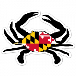 I Crab Maryland Sticker