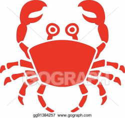 Vector Stock - Crab illustration with eyes. Clipart ...