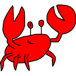 Friendly crab clipart, cliparts of Friendly crab free ...