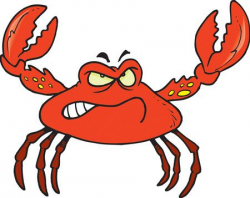 Angry Crab | Fish in the Sea | Crab cartoon, Crab art, Cartoon