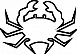 Crab Outline Drawing at GetDrawings.com | Free for personal use Crab ...