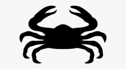 Shadow Clipart Crab - Crab Silhouette Png, Cliparts ...