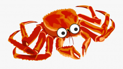 Crab Clipart Pink Crab - Red King Crab Drawing #357885 ...