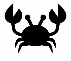 Crabs Clipart Svg Free - Crab Icon Png, Transparent Png ...