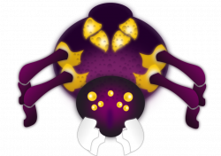 Public Domain Clip Art Image | Purple spider | ID: 13947790821795 ...