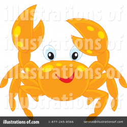 Crab Clipart #1193384 - Illustration by Alex Bannykh