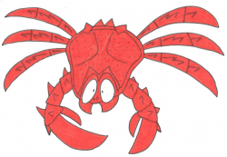 Big Red Crab by Genie-Dragon on DeviantArt
