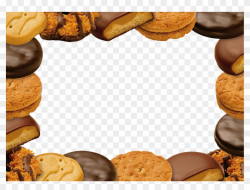 Cracker Clipart Cookie Box - Girl Scout Cookies Background ...