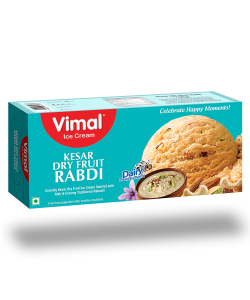 Kesar Dry Fruit Rabdi Family Pack | Vimal Ice Cream