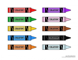 crayon template printable | Colors | Crayon template ...