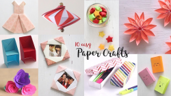 10 Easy Paper Crafts Compilation | DIY Craft Ideas | Art All The Way