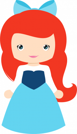 Clipart de la Sirenita Niños. | Princesas Disney | Pinterest | Ariel ...