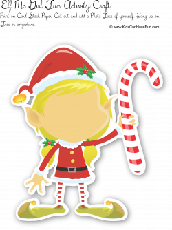 Make me an Elf Boy Christmas Craft. Add a photo face to this elf and ...