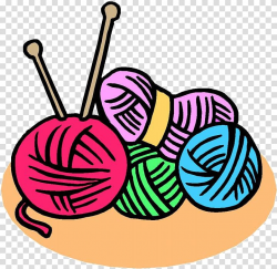 Knitting needle Needlework , yarn ball transparent ...