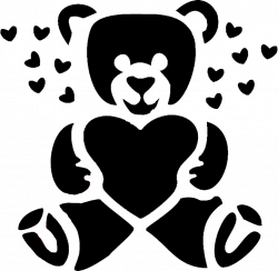 Heart Bear” SVG File | scan n cut | Pinterest | Craft cutter, Free ...