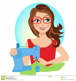 Craft Woman Clipart | women sewing | Sewing, Sewing crafts ...