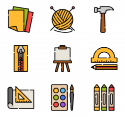 29 craft tools icon packs - Vector icon packs - SVG, PSD, PNG, EPS ...