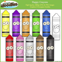 Happy Crayons | The Pre K Way | Crayon template, Preschool ...