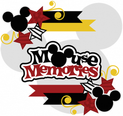 Mouse Memories SVG Collection cute svg files for scrapbooking ...