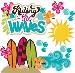 Riding The Waves SVG beach svg files ocean svg file surfboard svg ...