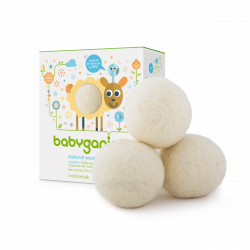 natural wool dryer balls | babyganics
