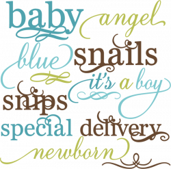 Word Art Sweet Baby Quotes