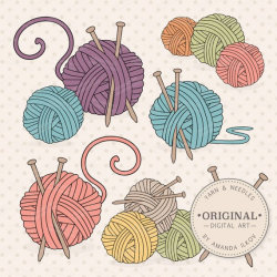 Premium Knitting Clipart & Vectors - Knitting Clip Art ...