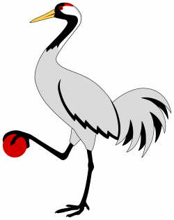 File:Heraldic crane.svg - Wikimedia Commons
