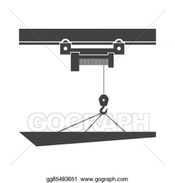 EPS Vector - Overhead crane. Stock Clipart Illustration ...
