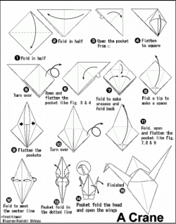 Origami Crane Drawing at GetDrawings.com | Free for personal use ...