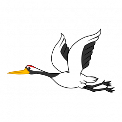 Free Flying crane image｜Free Cartoon & Clipart & Graphics [ii]