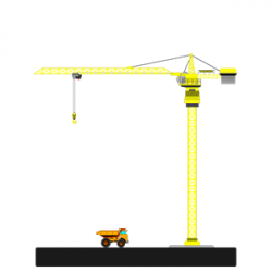 TOWER CRANE clipart, cliparts of TOWER CRANE free download ...