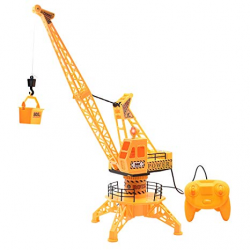 Jeestam RC Tower Crane Toy for Kids, Simulation DIY Wired Tower Crane  Remote Control Engineering Vehicle Construction Toy Truck with 360°  Rotation, ...