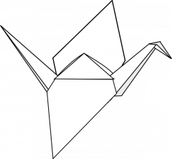 Origami Crane Clip Art at Clker.com - vector clip art online ...