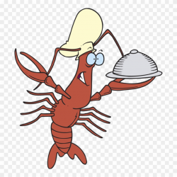 Pictures Of Crawfish - Lobster Holding A Tray Clipart ...