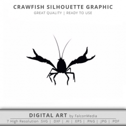 Crawfish SVG - Crawfish Clip Art - Crawfish Clipart ...